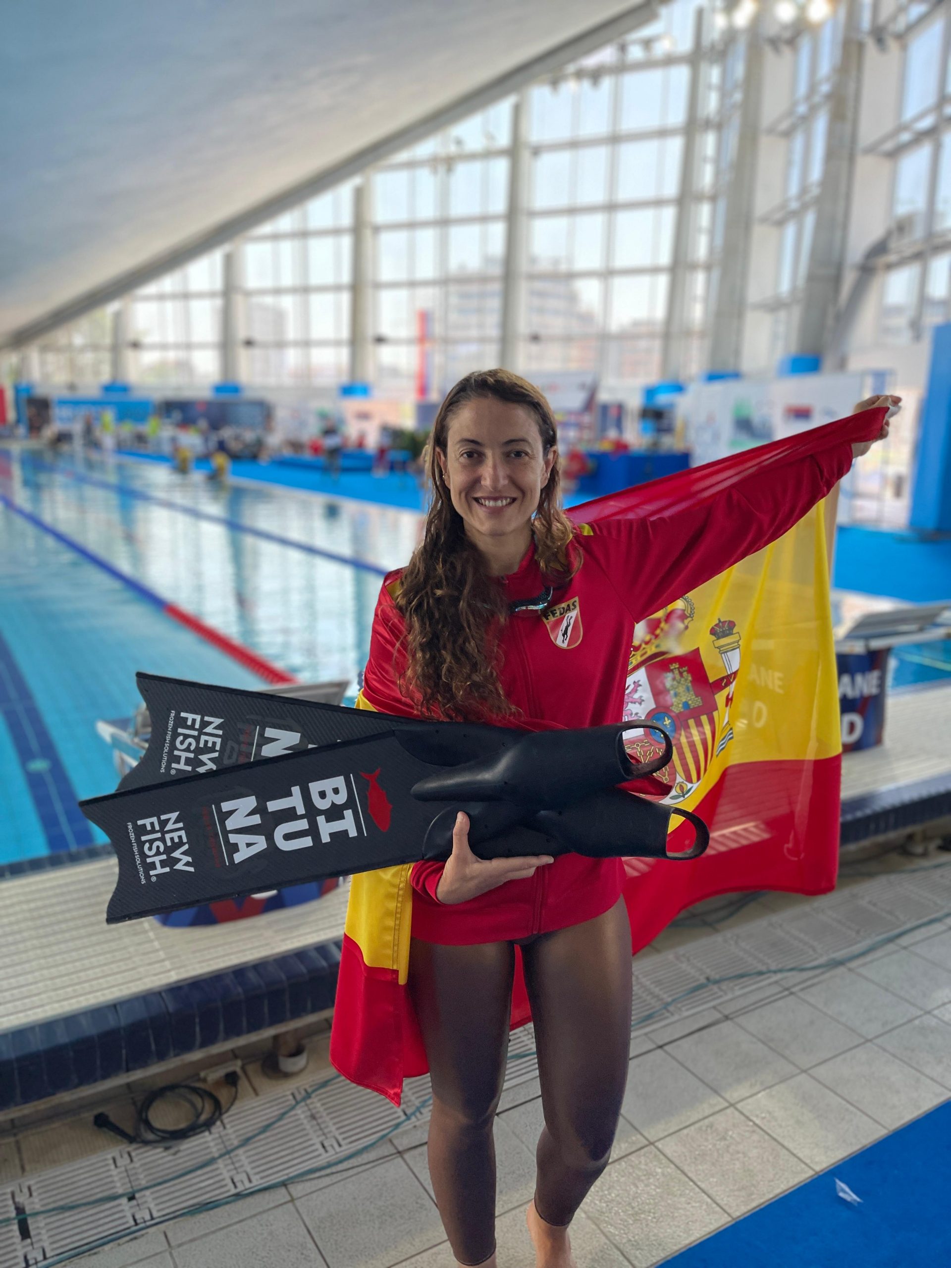 Nuevo récord nacional para Isabel Sánchez-Arán en el Mundial de Apnea Indoor