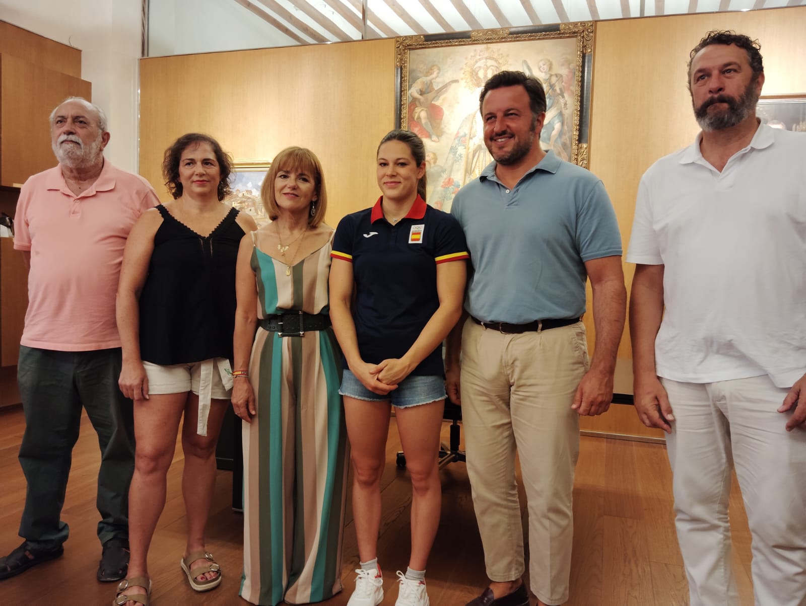 El alcalde de Elche felicita a Ángela Martínez Guillén por su décimo puesto en los Juegos Olímpicos