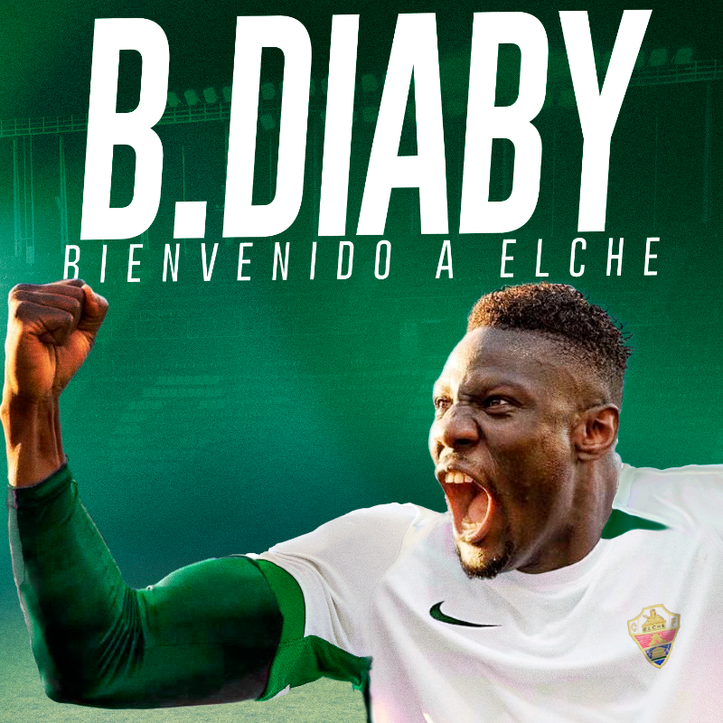 El central Bambo Diaby es el cuarto fichaje del Elche