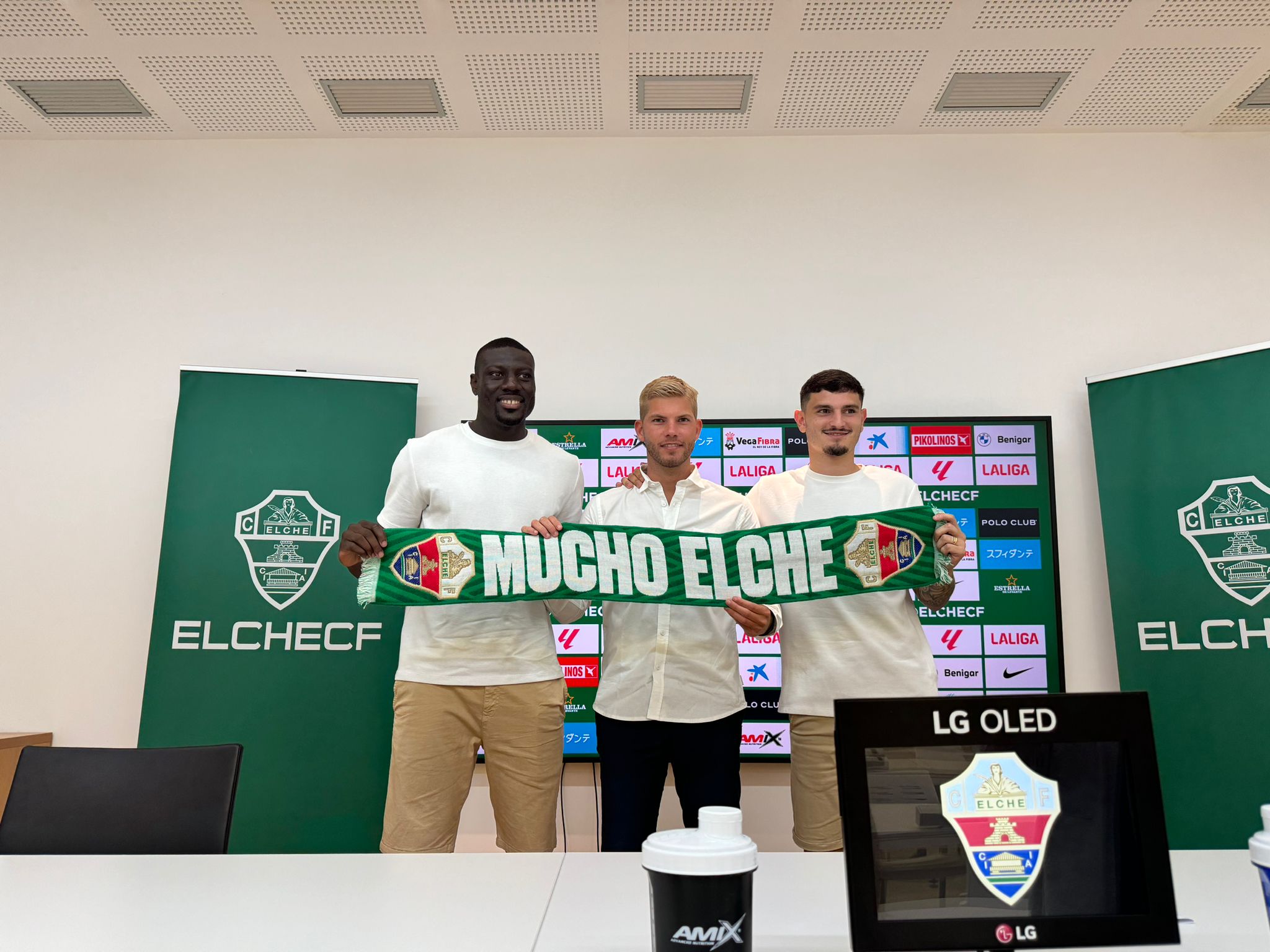 Bambo Diaby y Agustín Álvarez se sienten en el Elche “como en casa”
