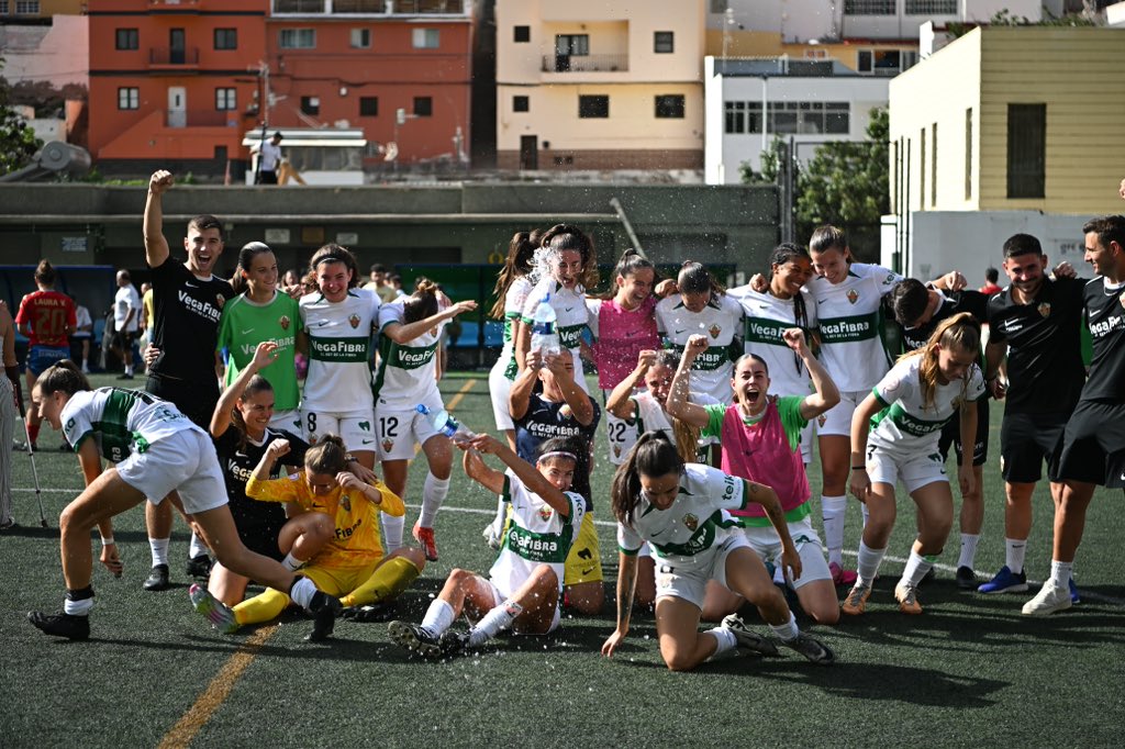El Elche Femenino es segundo en la Liga tras vencer 1-2 al Real Unión Tenerife