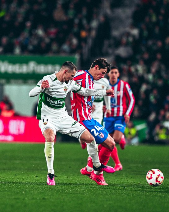 El Elche CF se despide de la Copa tras caer 0-4 ante el Atlético de Madrid
