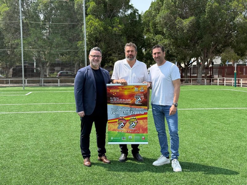 Elche acoge el torneo nacional de fútbol 7 senior del 20 al 22 de junio