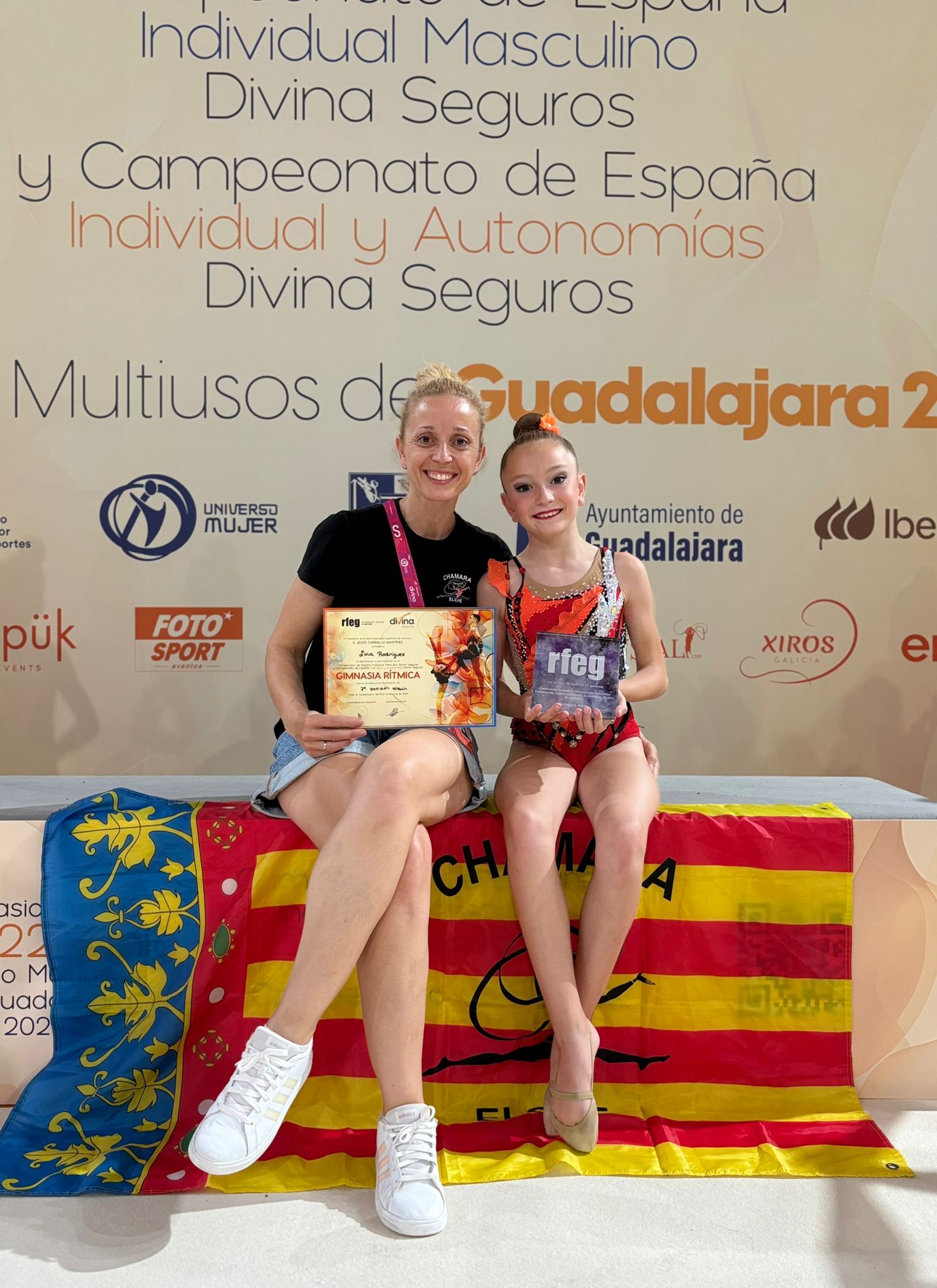 Lola Rodríguez Melgar, del Club Chamara Elche, brilla en el Nacional de Gimnasia Rítmica