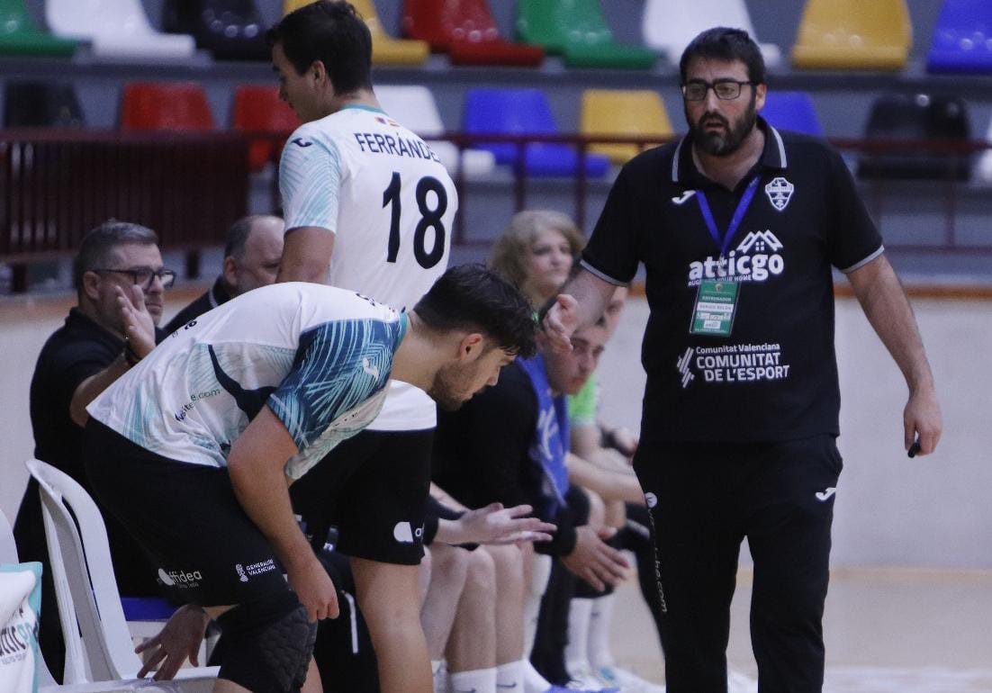 Sergio Belda no seguirá como entrenador del primer equipo masculino del CBM Elche