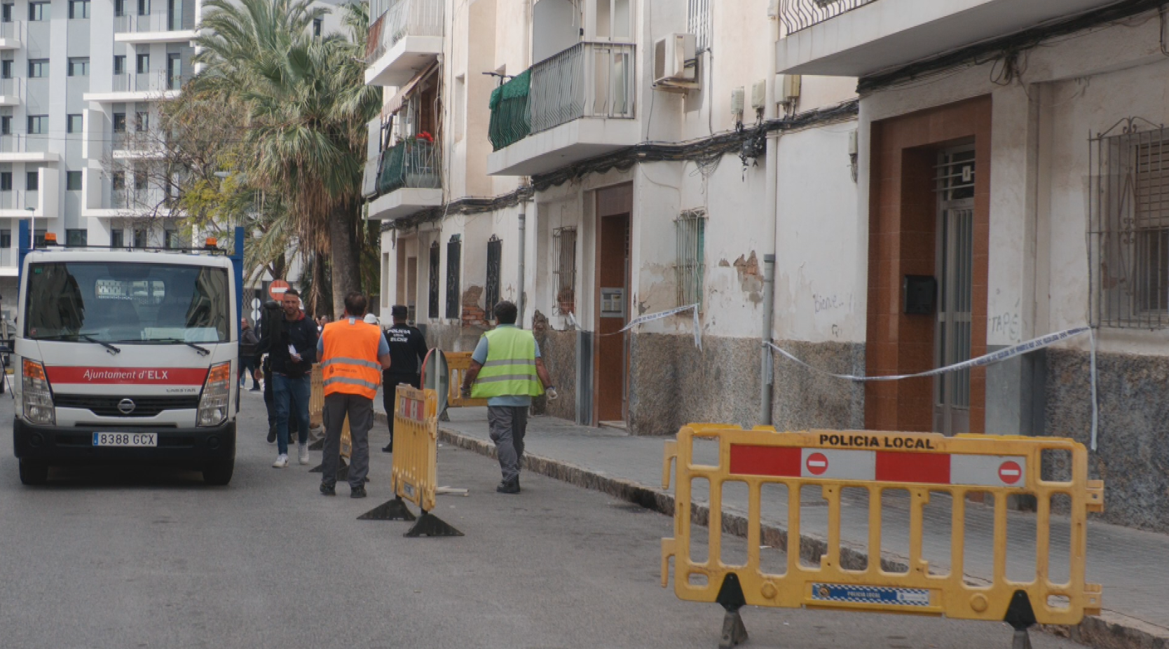 Los bloques 4 y 5 de San Antón serán apuntalados para evitar accidentes